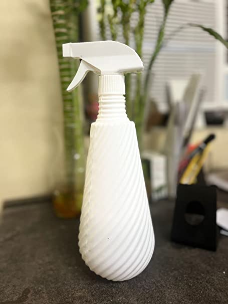 POTS AND PLANTS 500 ML designer spray bottle for Sanitizer, Liquid, Fogging, Room Spray Garden Spray Saloon Glass Cleaning (Color White ) (Set of 1)